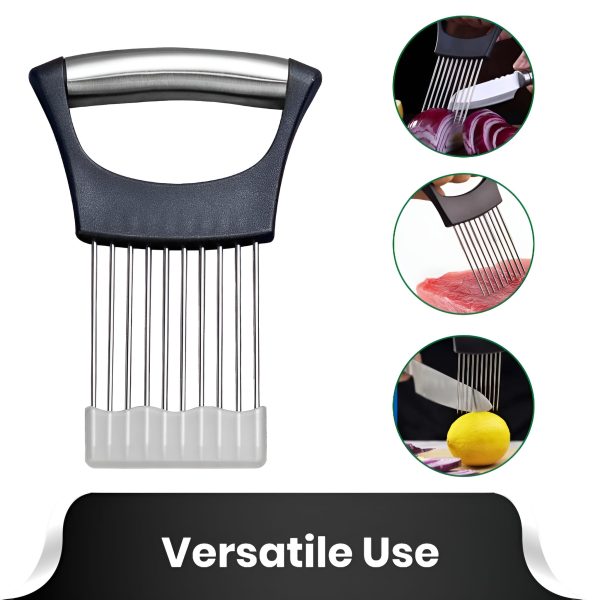 stainless steel onion slice holder